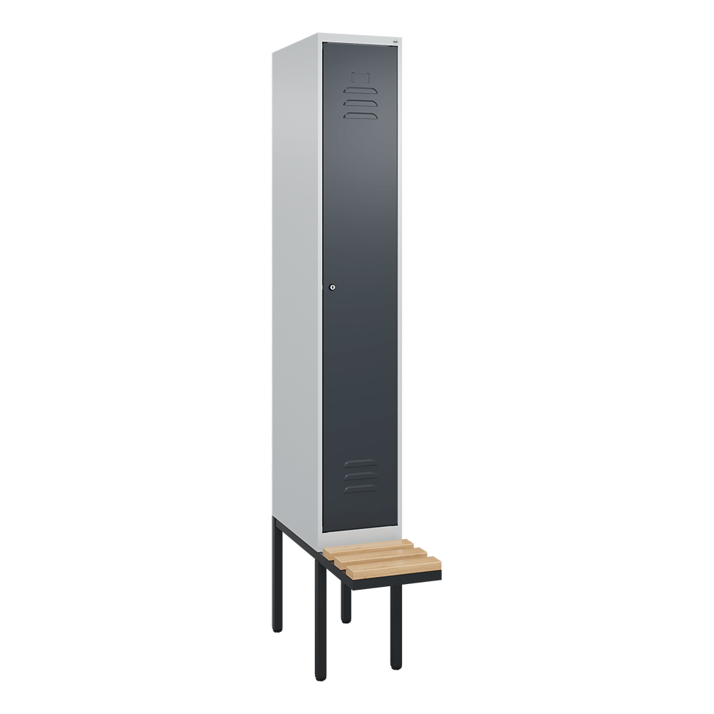 C+P Locker, series Classic PLUS, floating bench